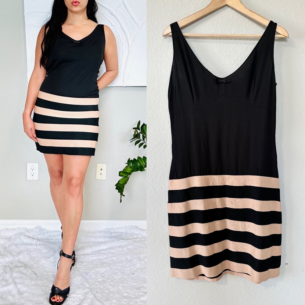 Anna Molinari Striped Rayon Dress